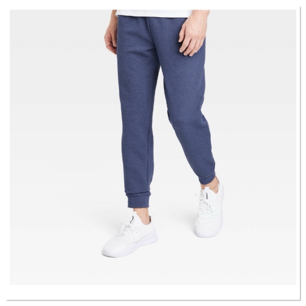 All In Motion Men’s Textured Knit Fleece Joggers Pants